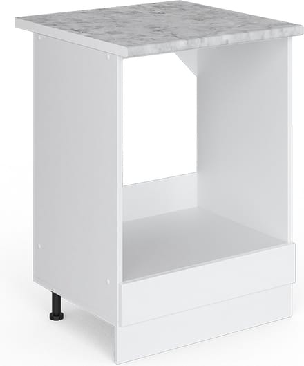 Vicco R-Line Ovenombouwkast – 60 cm, WB Marmer Wit Hoogglans