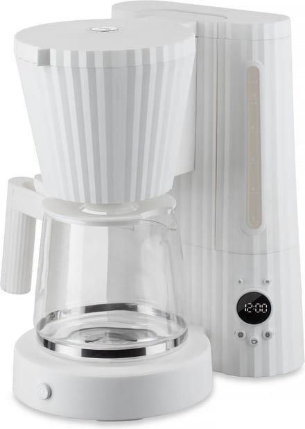 Alessi Plissé - Filter-Koffiezetapparaat - Wit