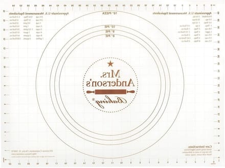 Bakmat - Deegroller Onderlegger - Bakken en Deeg - Met Maatvoering - 45x60 cm - Wit