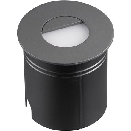 Mantra Iluminación Aspen LED inbouwlamp met diffuser, rond, grijs