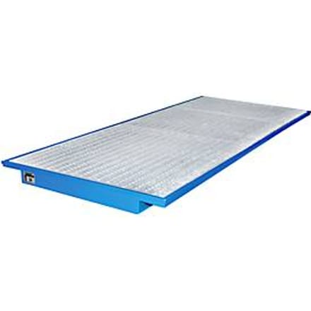 Hangende opvangbakken voor stelling type EHW 3300, blauw RAL5012