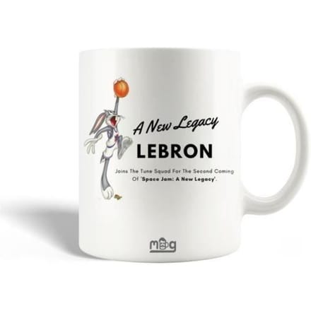 mok - Space Jam - Lebron Bugs Bunny - Keramiek - 30cl - Vaatwasmachinebestendig