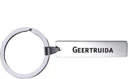 Sleutelhanger Met Naam - Geertruida - RVS