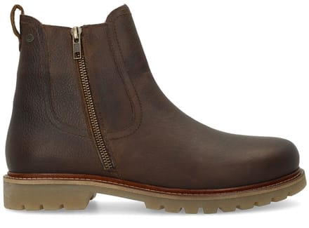 No Stress - Heren - Bruine leren chelsea boots - Maat 41