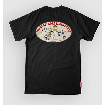 Loose Riders More Speed Tech Tee zwart