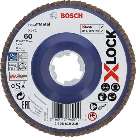 Bosch Lamellenschijf Xlock 125 k60
