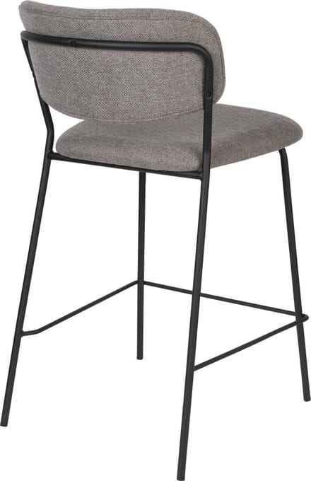 ANLI STYLE COUNTER STOOL JOLIEN BLACK/GREY