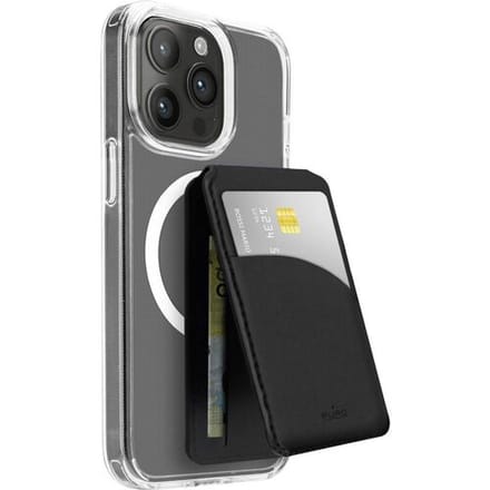 sbs mobile Pasjeshouder Apple iPhone (MagSafe) Zwart Flip Case, Met magneetmodule, MagSafe compatible