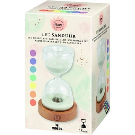Omm for you zandloper met led licht