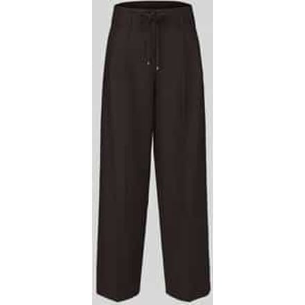 Modieuze fit bandplooibroek met scheerwol model 'Addison'