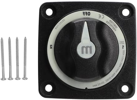 300A Accu Selector Schakelaar - Robuuste 3-positie Scheidingsschakelaar voor RV, Boot en Marine Toepassingen