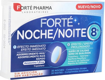 Supplement voor slapeloosheid Forté Pharma Melatonine 30 Stuks