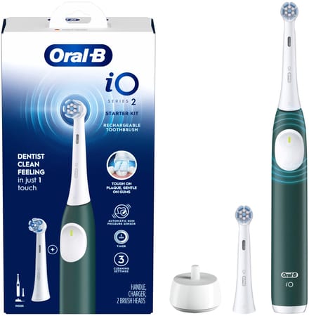 Oral-B Braun Oral-B iO Series 2 mit Reiseetui F 615204 Elektrische tandenborstel Groen