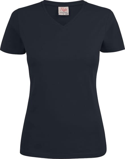 Printer HEAVY T-SHIRT V-NECK LADY 2264025 - Donker marine - L