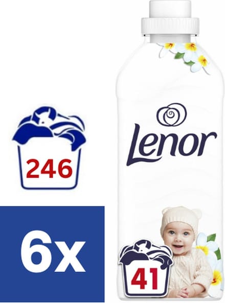 Lenor Sensitive Wasverzachter - 6 x 861 ml (246 wasbeurten)