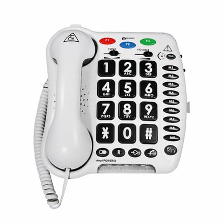 Geemarc Amplipower 50 vaste telefoon – 60 dB versterking – noodtoetsen