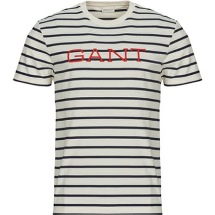 Gant  T-shirt Korte Mouw GRAPHIC STRIPED SS T-SHIRT
