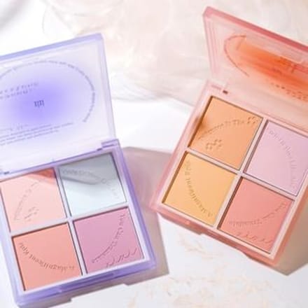 xixi - 4 Colors Blusher Palette - 2 Colors #2