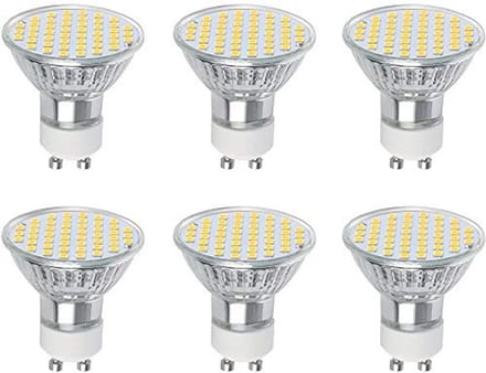 GU10 LED Lamp 6 stuks 3W Warm Wit 2700K