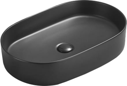 Mexen Celia opbouw wastafel 60 x 38 cm, zwart mat - 22206085