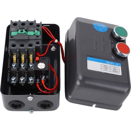 Magnetische Elektrische Motorstarter Besturingsschakelaar 7.5KW 3 Fase 380V 14?22A voor Luchtcompressor