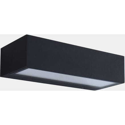 LEDS-C4 LED buiten wandlamp Nemesis, antraciet breedte 19,5 cm