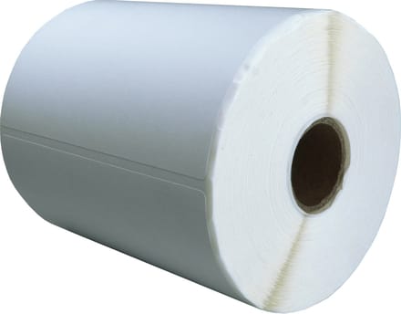 DULA Compatible Zebra Labels 102x159mm - 280 etiketten per rol - kern 25mm - Wit- Permanent - 1 rol