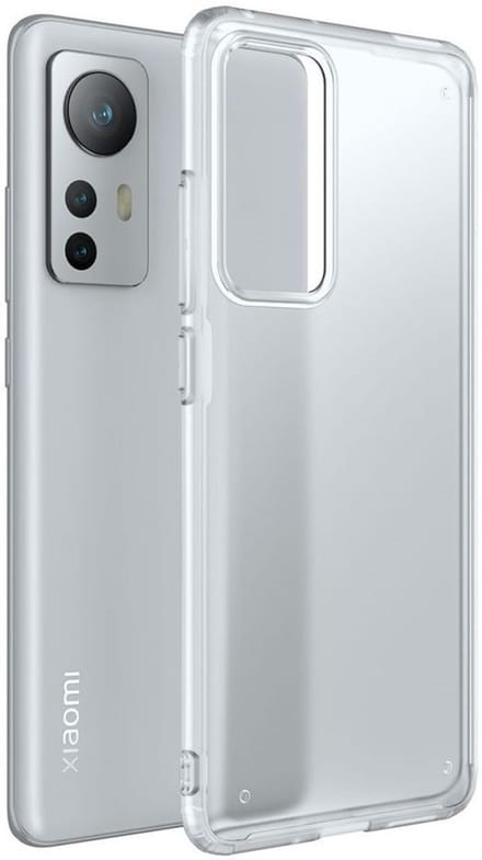 Xiaomi 12 Pro Hoesje Armor Back Cover Transparant