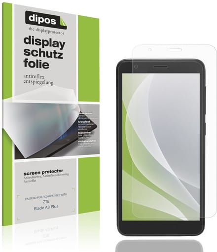 dipos – 4x Matte Beschermfolie geschikt voor ZTE Blade A3 Plus | Krasbestendige & antireflecterende Screenprotector Ultra-Thin