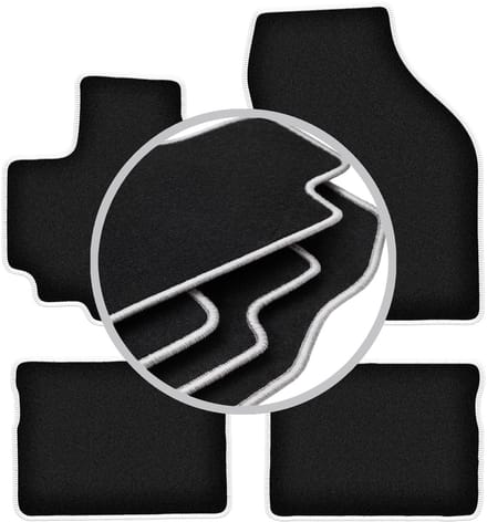 CARLUX-SILVER automatten voor: Suzuki Celerio hatchback (2014-)