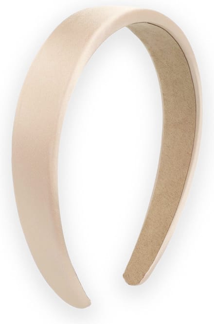 Lajetti - Satijnen Haarband Diadeem Dames Champagne