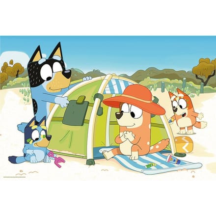 Trefl Bluey's Great Day BBC Bluey 24 Maxi stukjes Legpuzzel - 24 stukjes - Vanaf 3 jaar