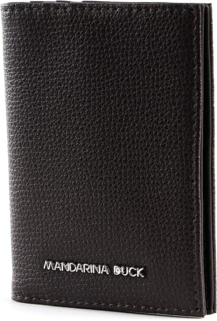 MANDARINA DUCK Leren Kaarthoes Mellow Urban Card Case Mole Donkerbruin