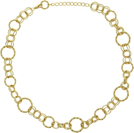 Behave - Lange ketting dames - goudkleur - trendy - casual chic look