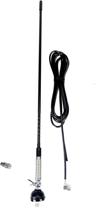 CB Antenne met Vlinderklep, Houder en Kabel voor Breedband Communicatie