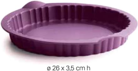 Tupperware Siliconen Bakvorm MFV Princess taart/vlaai vorm