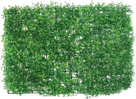 Kunstgras Panelen - Groene Wanddecoratie - Decoratief Gebruik - Realistisch Uiterlijk - 60x40cm - Groen
