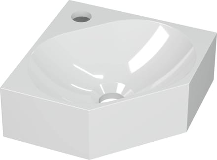 Saqu Tarvos Fontein 27x27x10 cm Glans Wit