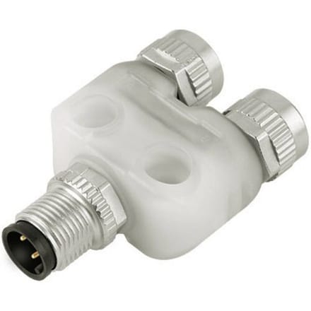 binder 79-5236-00-04 Sensor/actuator verdeler en adapter M12 Aantal polen (sensoren): 4 Adapter, Y-vorm 1 stuk(s) Piece