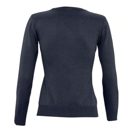 SOLS Dames/Dames Galaxy V Hals Sweatshirt (Marine)