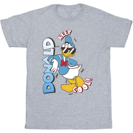 Disney Heren Donald Duck Cool T-Shirt (Sportgrijs)