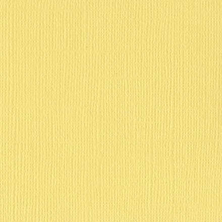 Bazzill Textuurpapier - Mono Canvas - 30.5x30.5cm - Lemonade - 25 vellen