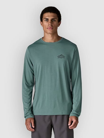 Patagonia Cap Cool Daily - Cloud Crag Longsleeve Lycra blauw