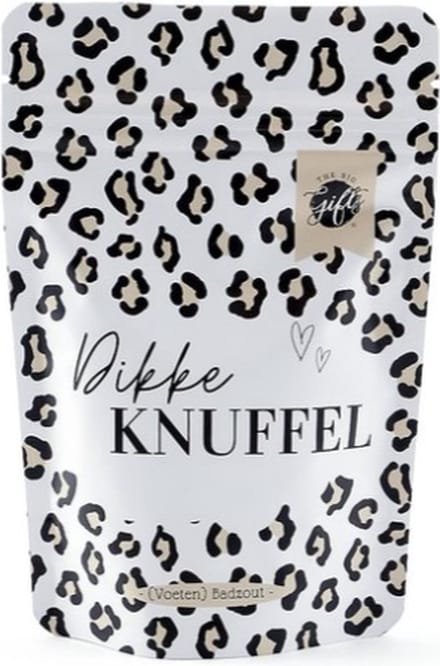 (voeten) badzout - dikke knuffel - leuke verpakking - cadeau - bedankt