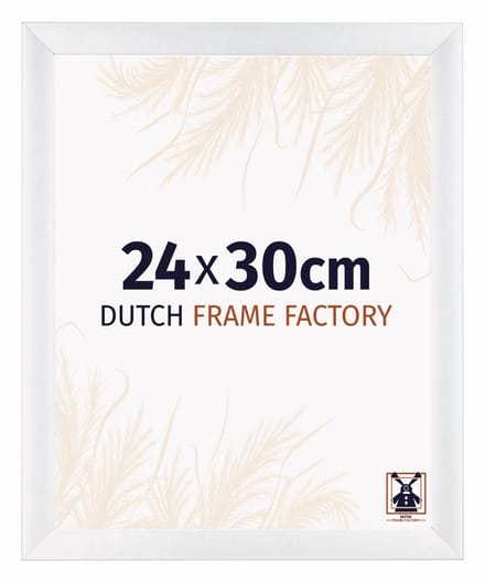 Fotolijst 24x30 cm - MDF - Wit Hoogglans - Praag