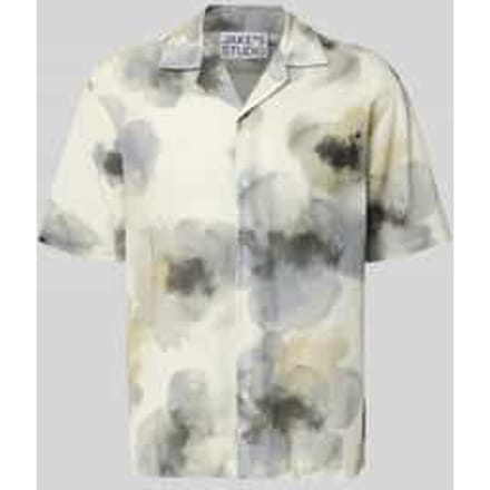 Regular fit vrijetijdsoverhemd met florale all-over print