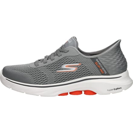 Skechers Slip-ins Go Walk 7 - Free Hand 2 - Heren Instappers - Grijs