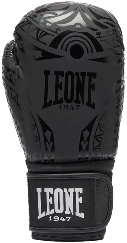 Leone1947 Haka Kunstleren Bokshandschoenen Zwart 16 oz
