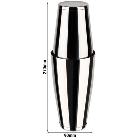 GGM Gastro (6 Stück) Tin in tin Shaker - Edelstahl - 0,7 Liter