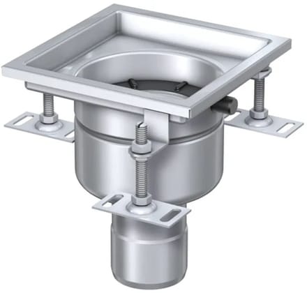 ACO Compactafvoer Variant CR DN70/90 Graden/ 1,6l/s/ V2A/Frame 200x200, 9579.00.10